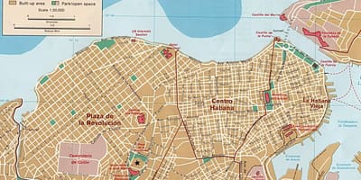 Offline karta i Havanna