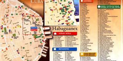 Havanna sightseeing karta
